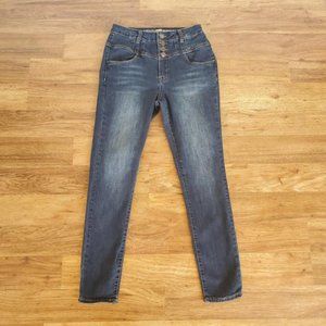 Mandee Denim Vienna  Size 7 Tiered High Waist Skinny Jeans